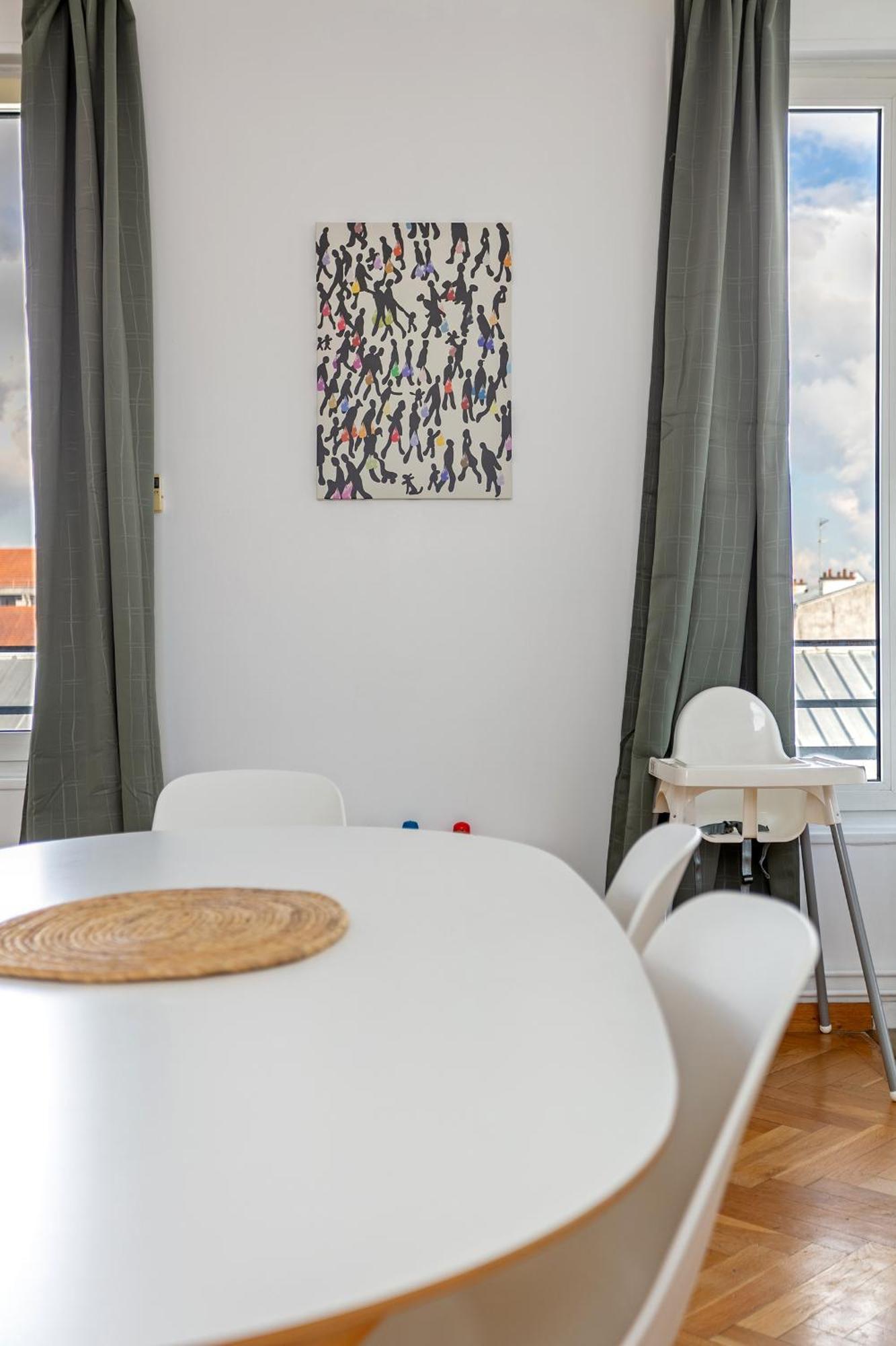 Apartamento Parisian Penthouse With Large Terrasse Pierrefitte-sur-Seine Exterior foto