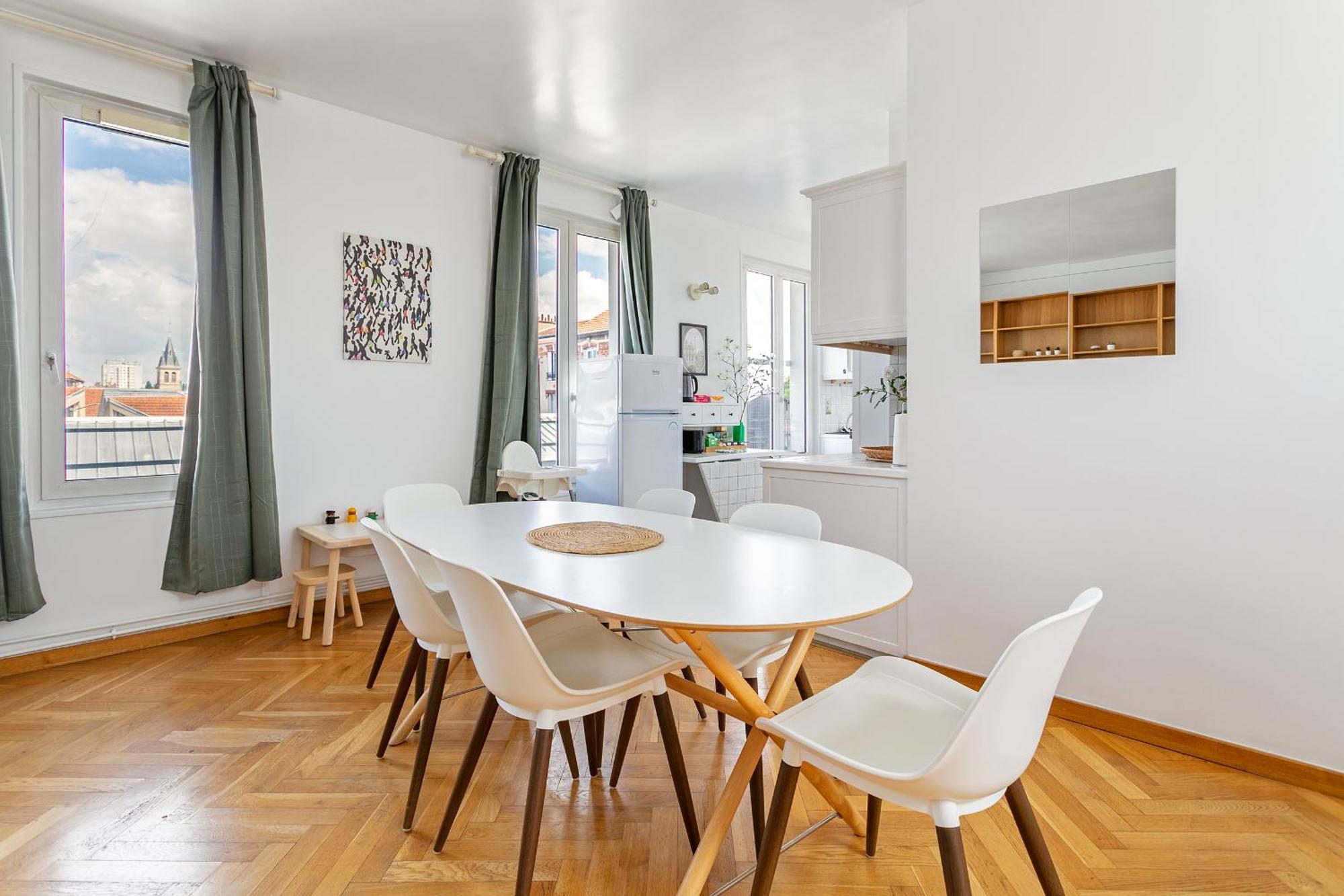 Apartamento Parisian Penthouse With Large Terrasse Pierrefitte-sur-Seine Exterior foto